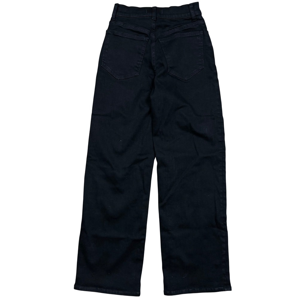 NWOT Madewell Women's Perfect Vintage Wide-Leg Jean Black Rinse Wash Size 23 - Picture 6 of 13